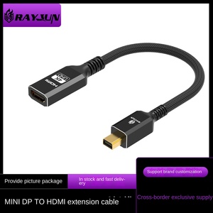 ミニDP HDMIコンバータ用2mライン接続カメラコンピュータ用ホームシアタープロジェクターオーディオビデオ4Kクロスボーダー優先 - Product Image 2
