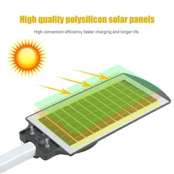 Proje kurulumu ABS açık karayolu yol aydınlatması Radar sensörleri Ip65 su geçirmez 90 Watt hepsi bir Led güneş sokak lambası - Product Image 4