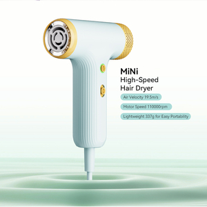 Mini Nhỏ Gọn Máy Sấy Tóc Tốc Độ Cao Công Nghệ Ion DC Động Cơ 800W Điện Nhiệt Bảo Vệ Hoạt Động Im Lặng Có Thể Gập Lại Thiết Kế Cho - Product Image 3