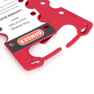 Toptan güvenlik çok renkli etiketli alüminyum karmaşık kilitleme etiketleme 8 kilitler için ana çile kilitleme - Product Image 4