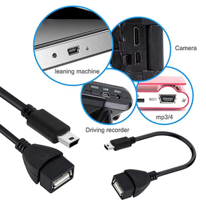 2.0 USB Type A MALE ไปยัง mini USB B 5 PIN 5-PIN อะแดปเตอร์ OTG ตัวผู้ kabel kablo - Product Image 5