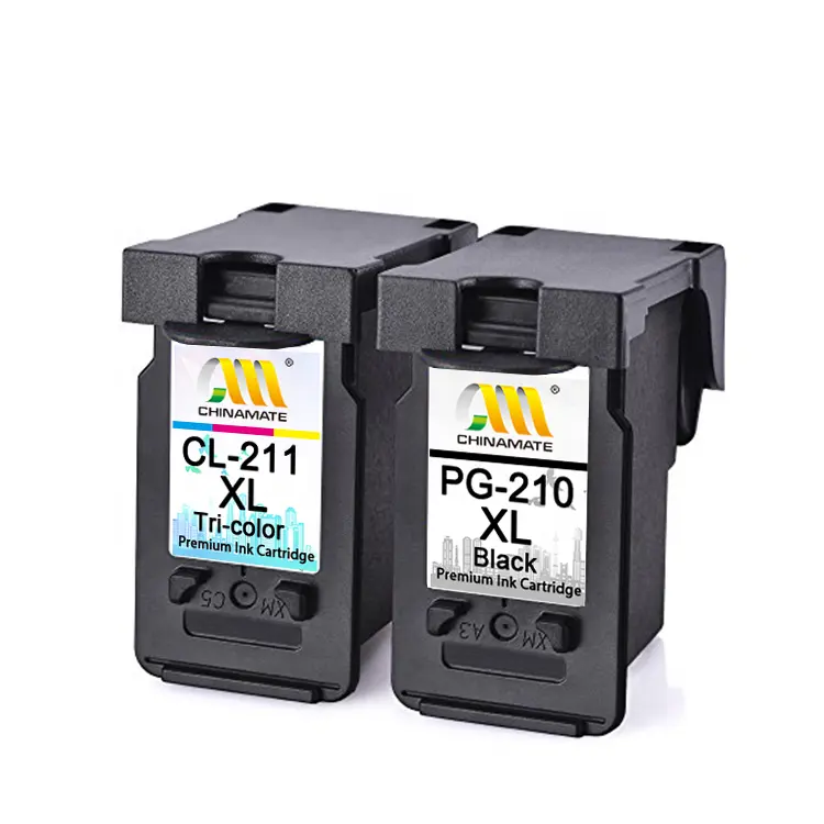 Tanque de tinta 210XL 211XL Cartouche d'encre para Canon PIXMA MP270 MP280 MX320 MX330 Cartucho de tinta de 2, 2, 1, 2, 2