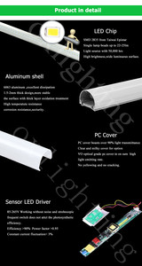 PIR Infrared Motion Sensor T8 <strong>LED</strong> Tube Light <strong>4ft</strong> 1.2m 1200mm <strong>18W</strong> PIR Infrared Motion Sensor T8 <strong>LED</strong> Tube with Motion Sensor - Product Image 5