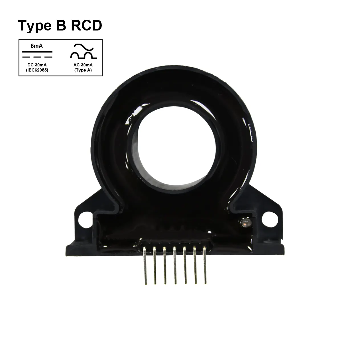 CE IEC62752 UL2231 6mA DC-Fehler lecks chutz RCD-Fehlerstrom-CT-Sensor für EVSE