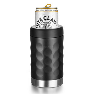 Xách tay thép không gỉ lùn mập bia mát mở chai cách nhiệt 4 1 Có thể mát phù hợp với 375ml chai lon - Product Image 6