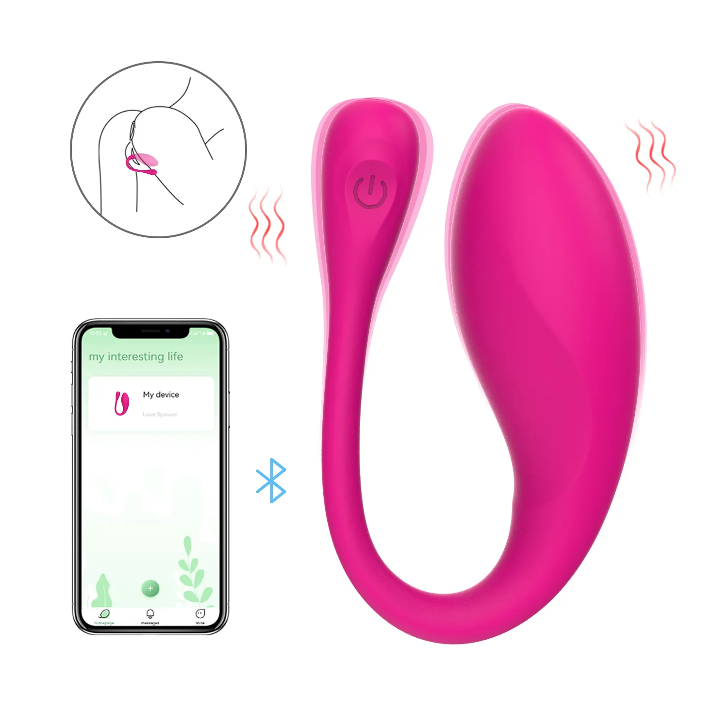 Ylove - Calcinha vibratória com controle por aplicativo, vibrador para casal, estimulador de clitóris, brinquedo sexual para mulheres, massageador de clitóris e vagina