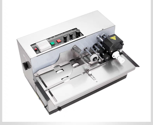 Automatische feste Tinten strahl walze Datum Chargen nummer Druck Codierung Codierer Maschine Edelstahl lackierte Eisens chale