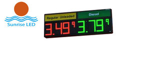 Mean well แหล่งจ่ายไฟคุณภาพดีกลางแจ้งขนาดใหญ่ขนาด 4 หมายเลขดิจิตอล led sign board
