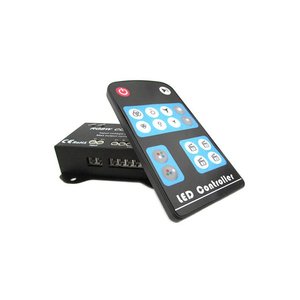 หน่วยควบคุม RGBW 4ช่องสัญญาณ RGB + W ตัวควบคุม RGB ไร้สายสำหรับไฟแถบ LED 12V 24V 16A ไฟ RF104ดวง/ - Product Image 2