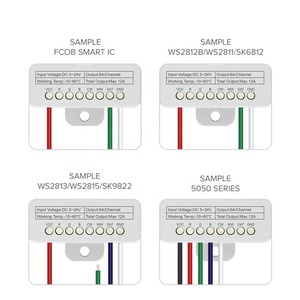 Hot SP630E All in One LED <strong>Controller</strong> 5CH <strong>PWM</strong> SPI Pixels Light Strip WS2812B WS2811 SK6812 FCOB 5050 RGB RGBW CCT Music DC5V-24V - Product Image 2
