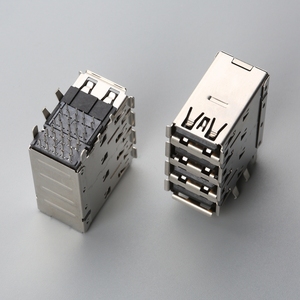 พอร์ตขั้วต่อซ็อกเก็ตตัวเมียแบบ3.0 USB 4ชั้นพร้อม USB3.0 * S ขึ้นและ BUSF26B3N12236จุ่มลง2.0*2 - Product Image 1