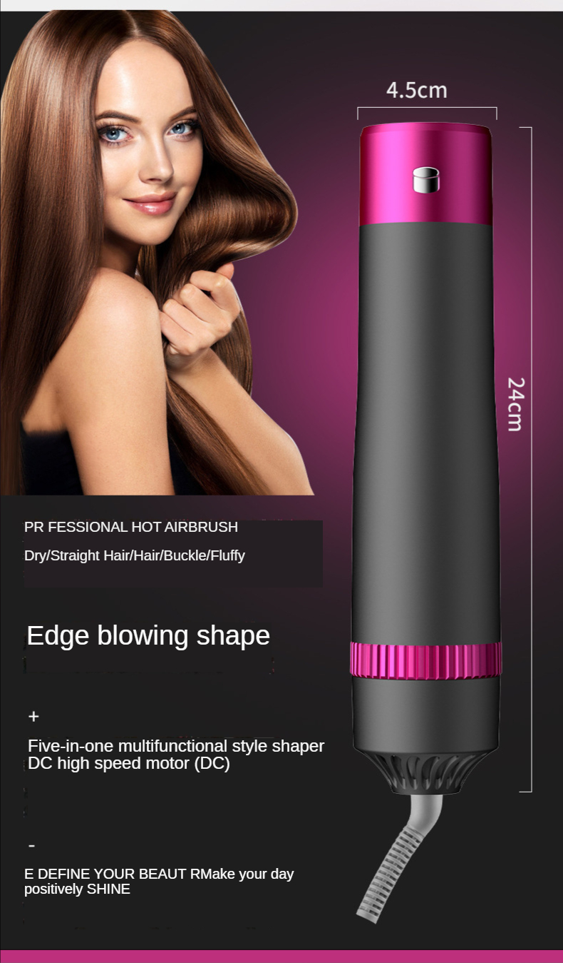 2022 New Arrival Blow Hair Straightener Curler Comb One Step Hair Dryer For Beauty Salon Household
