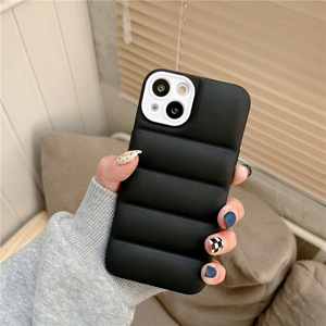 3D aşağı ceket TPU tasarım 2 in 1 kirpi telefon iPhone için kılıf 16 15 14 13 12 11 Pro Max XR X toplu şok geçirmez yumuşak kapak korumak - Product Image 4