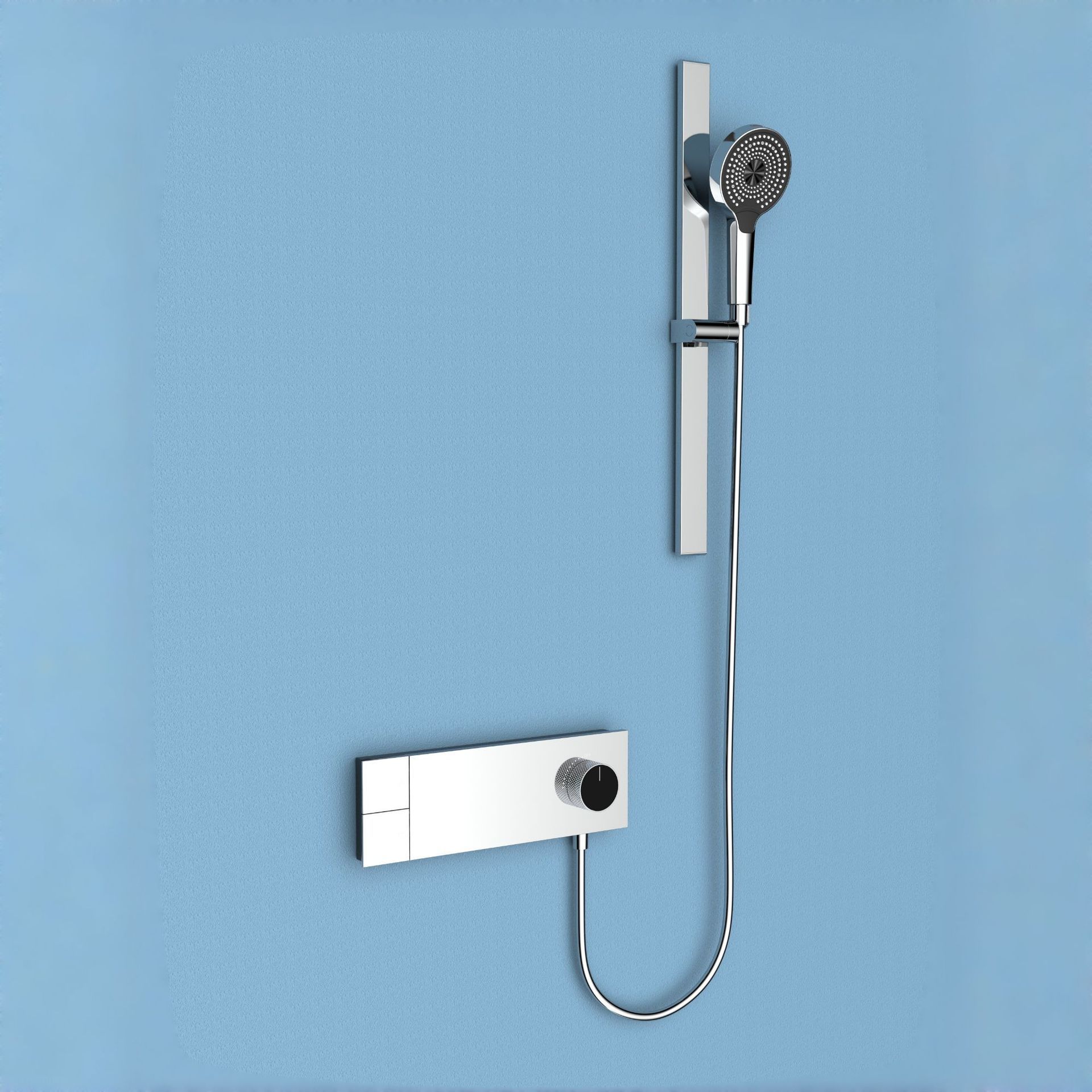 chome Simple Showerhead