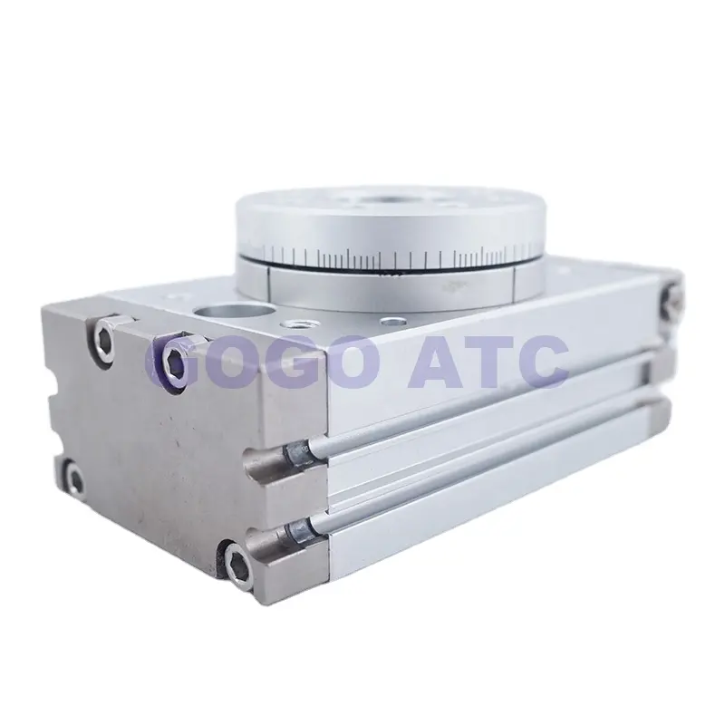 High quality double acting air table rotary actuators pneumatic cylinder smc type MSQB-30A/MSQB-30R with internal shock absorber