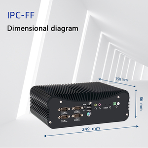 Venta caliente dual LAN fanless Thin Client Mini caja de computadora industrial I3 Intel Core i5 i7 Windows 11 Mini PC de escritorio para juegos