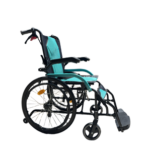 CA862 dapat disesuaikan kursi roda Manual baja lipat medis profesional bersertifikasi CE kualitas terbaik terapi fisik - Product Image 5