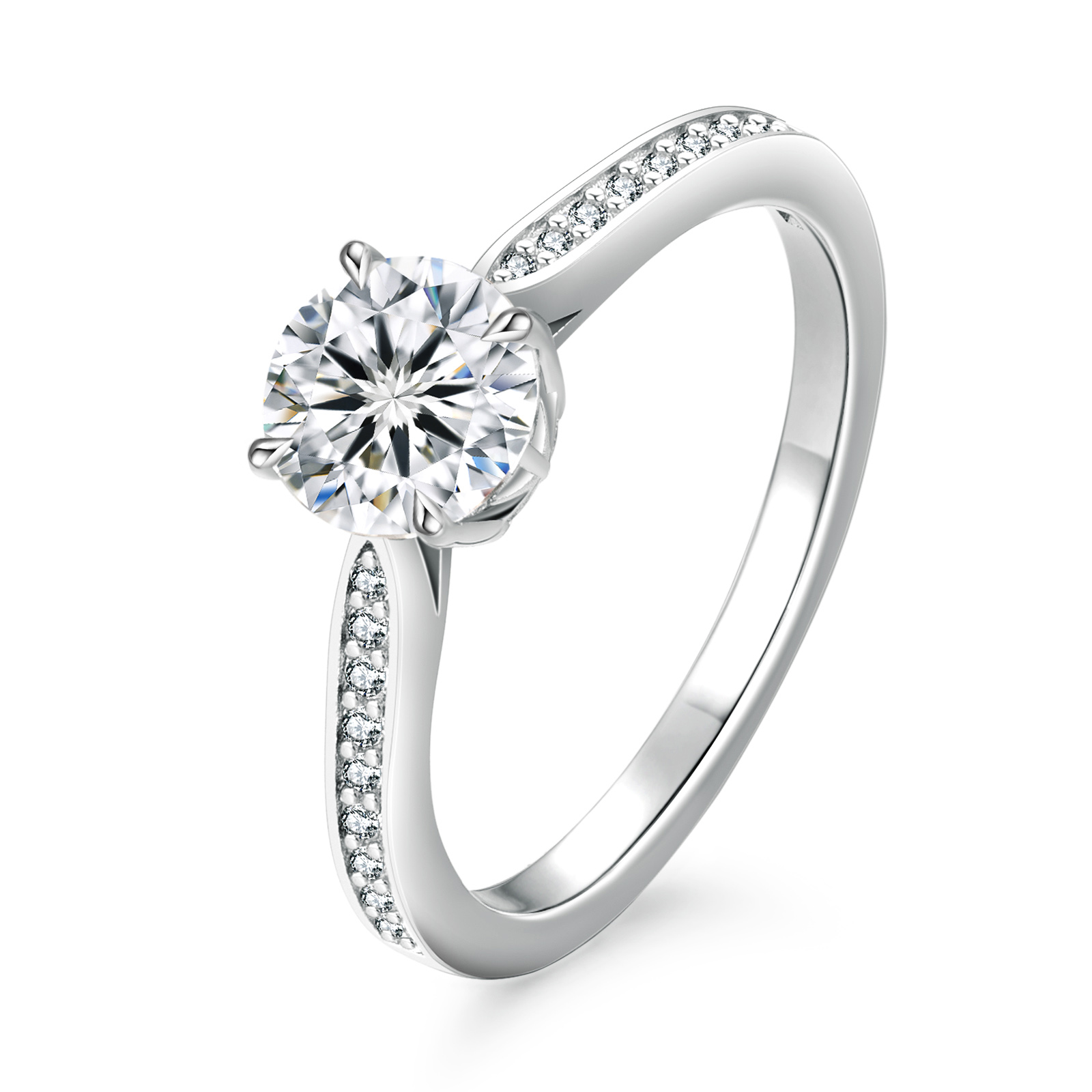 18K Solid Gold 1.0ct -0182