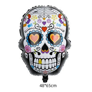 New Halloween Theme Foil Balloon Cartoon Vampire Skull Witch Demon Carnival Ghost Festival Party Decoration Balloon Manufacturer - Product Image 4