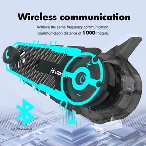 Intercomunicador con Bluetooth 5,2 Para casco de motocicleta, interfono inalámbrico, intercomunicador, IP67, auriculares impermeables para llamadas - Product Image 2