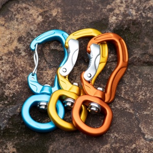 Customized 7075 Aviation Aluminum Swivel Carabiner <strong>Hook</strong> for Dog Leash