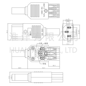 High Performance AC <strong>Plug</strong> Quality Guaranteed Electrical <strong>Plug</strong> Outlet Socket for Multi Use - Product Image 5