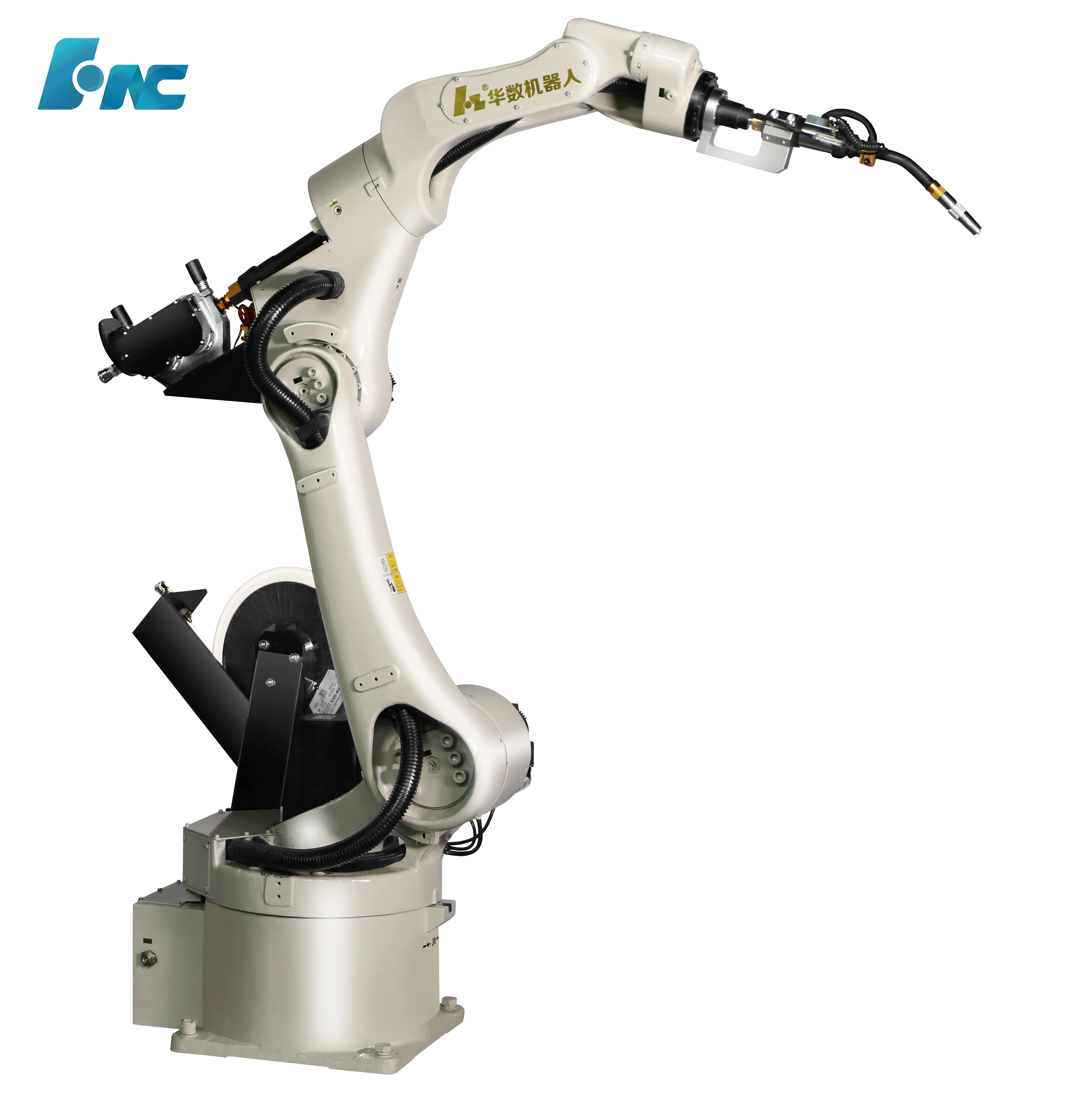 Parti automatiche della struttura in acciaio per l'industria che saldano HSR-JH605 braccio robotico a 6 assi per la saldatura