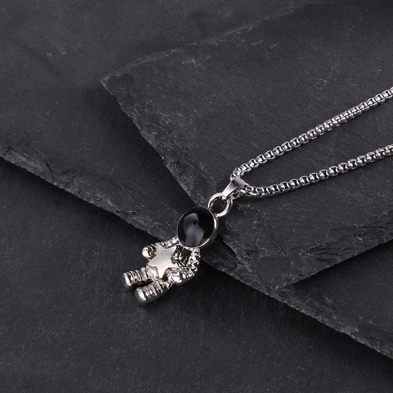 Big star astronaut/titanium steel chain 70cm