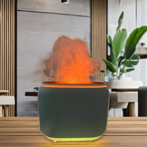 Diffusore di Aroma di olio essenziale ultrasonico portatile 200ml grande cristallo himalayano lampada di sale umidificatore USB alimentazione auto a casa uso Hotel - Product Image 2
