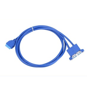 Fabrika USB 3.0 bir kadın 2-Port 20-Pin IDC kablosu için yüksek hızlı USB 3.0 veri transferi - Product Image 4