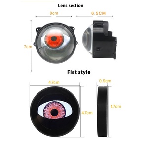 1.5W LED şeytan göz Lens mult-modu far Suzuki Swift Aveo için yeni durum 12V DRL araba ışık aksesuarları dış ticaret - Product Image 3