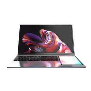 Dual Screen Laptops Intel N100 Processor 15.6&quot; IPS I7&quot; <strong>Touchscreen</strong> RGB <strong>Keyboard</strong> Laptop Computer - Product Image 5