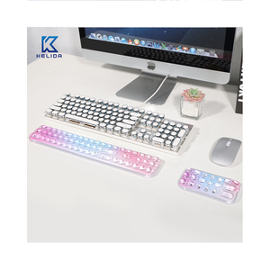 Alfombrilla de ratón para juegos de TPU transparente personalizada con reposamuñecas antideslizante impermeable Base de silicona alfombrilla de ratón para teclado numérico para oficina - Product Image 1