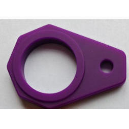 Purple water bottle buckle