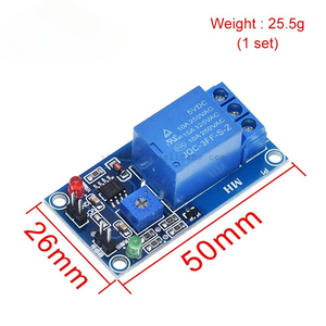 Módulo Sensor de agua de lluvia DC 12V Módulo de control de relé Sensor de lluvia Módulo de detección de gotas de lluvia de agua para Arduino Robot Kit