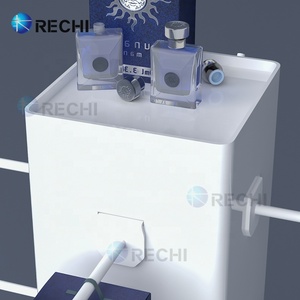 RECHI Custom Design Counter Rotierendes Acryl-Handy zubehör Retail Display Stand Rack mit Metall haken für Ladegerät/Adapter - Product Image 5