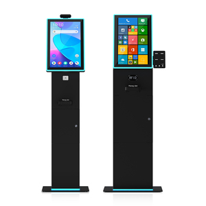 F53 Negro 21,5 ''Pantalla táctil Orden de autoservicio Kiosco móvil Nueva condición Panel IPS con escáner de código QR para uso de pago - Product Image 4