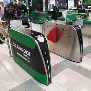 Porta automatica del cancello girevole della falda dei sistemi di controllo di accesso della carta Rfid del portone della barriera della falda - Product Image 1