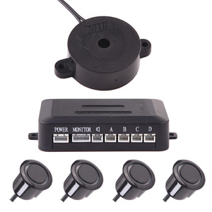 Sistema de Radar de aparcamiento inverso para coche, Kit de 4 sensores de marcha atrás con alarma delantera y trasera, recordatorio, pantalla LED, Conducción Segura - Product Image 6