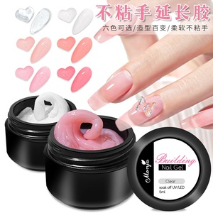 15ML Non Stick Hand Solid Extension Nail <strong>Gel</strong> <strong>Clear</strong> Nude <strong>Pink</strong> Extension <strong>Gel</strong> Rhinestone Private Label Glue <strong>Gel</strong> Easy to Operate - Product Image 1
