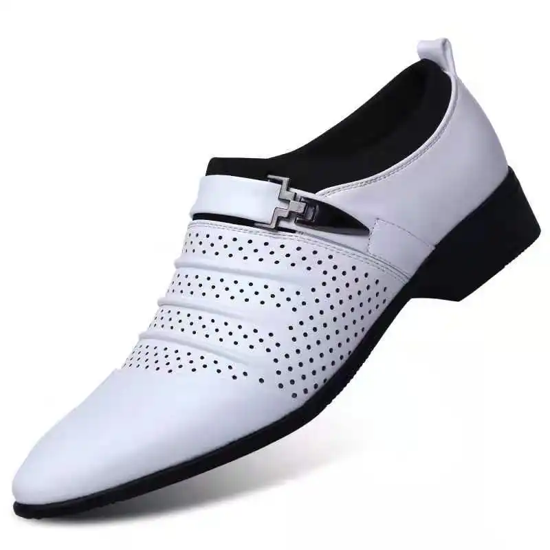 2024 negro blanco Zapatos de vestir de alta calidad oxfords para hombres precio de fábrica tamaño grande 45 46 47 48 zapatos Oxford hombres