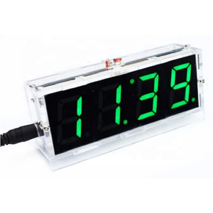 KIT fai da te orologio elettronico Kit microcontrollore a LED orologio digitale tempo controllo della luce termometro della temperatura - Product Image 3