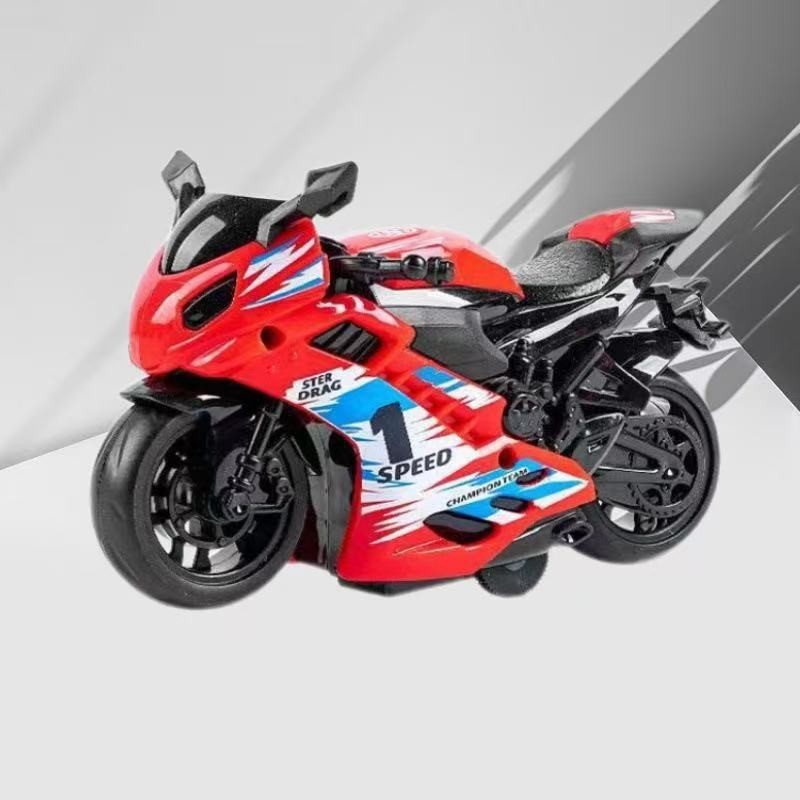 moto nue-rouge