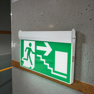 2 Wát lửa an toàn màu xanh lá cây <span class=keywords><strong>Exit</strong></span> Đăng tấm <span class=keywords><strong>LED</strong></span> khẩn cấp <span class=keywords><strong>Exit</strong></span> tín hiệu ánh sáng <span class=keywords><strong>Exit</strong></span> signage - Product Image 2