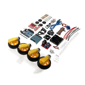 4WD DIY Smart Chassis Car Kit Ultraschall modul Motorantrieb platine für Arduino IOT - Product Image 2
