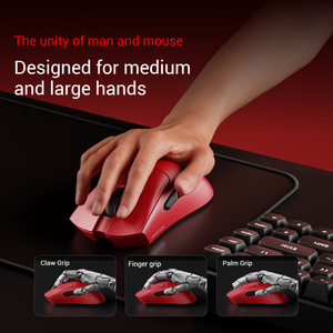 EWEADN A5 Ergonomische leichte Gaming-Maus Drahtlos mit für Bluetooth und Kabel für große Hände-Computer-Büro gebrauch - Product Image 3