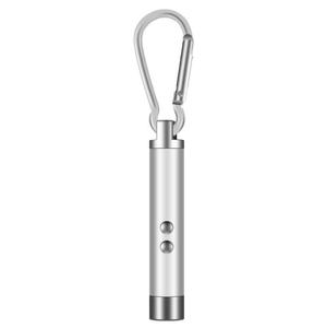 Mini 3 In 1 puntatore <span class=keywords><strong>Laser</strong></span> multifunzione con luce UV LED torcia portachiavi moschettone per lavoro e campeggio