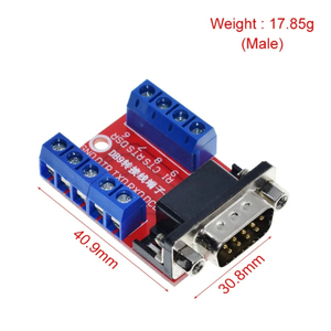 <strong>DB9</strong> Male Female Adapter Signals Terminal Module RS232 Serial To Terminal <strong>DB9</strong> Connector - Product Image 6