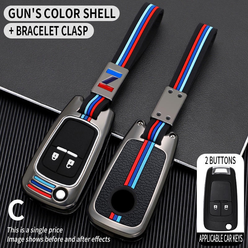 Boucle de corde à coque unique couleur pistolet à clé C 2