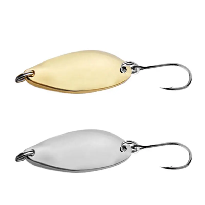 Mini leurres de pêche en métal cuillère 1.5g 2.5g spinner truite saumon leurre cuillère